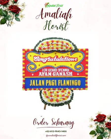 Sewa Papan Bunga Bentot