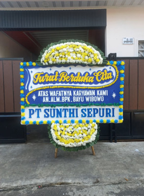 Papan Bunga Duka di Bentot